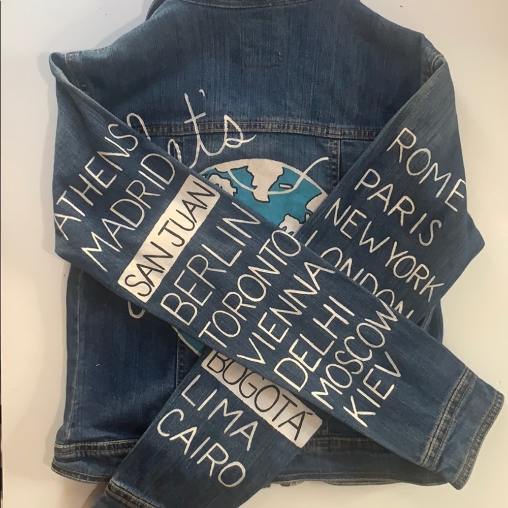 Old Navy Hand Painted Jacket